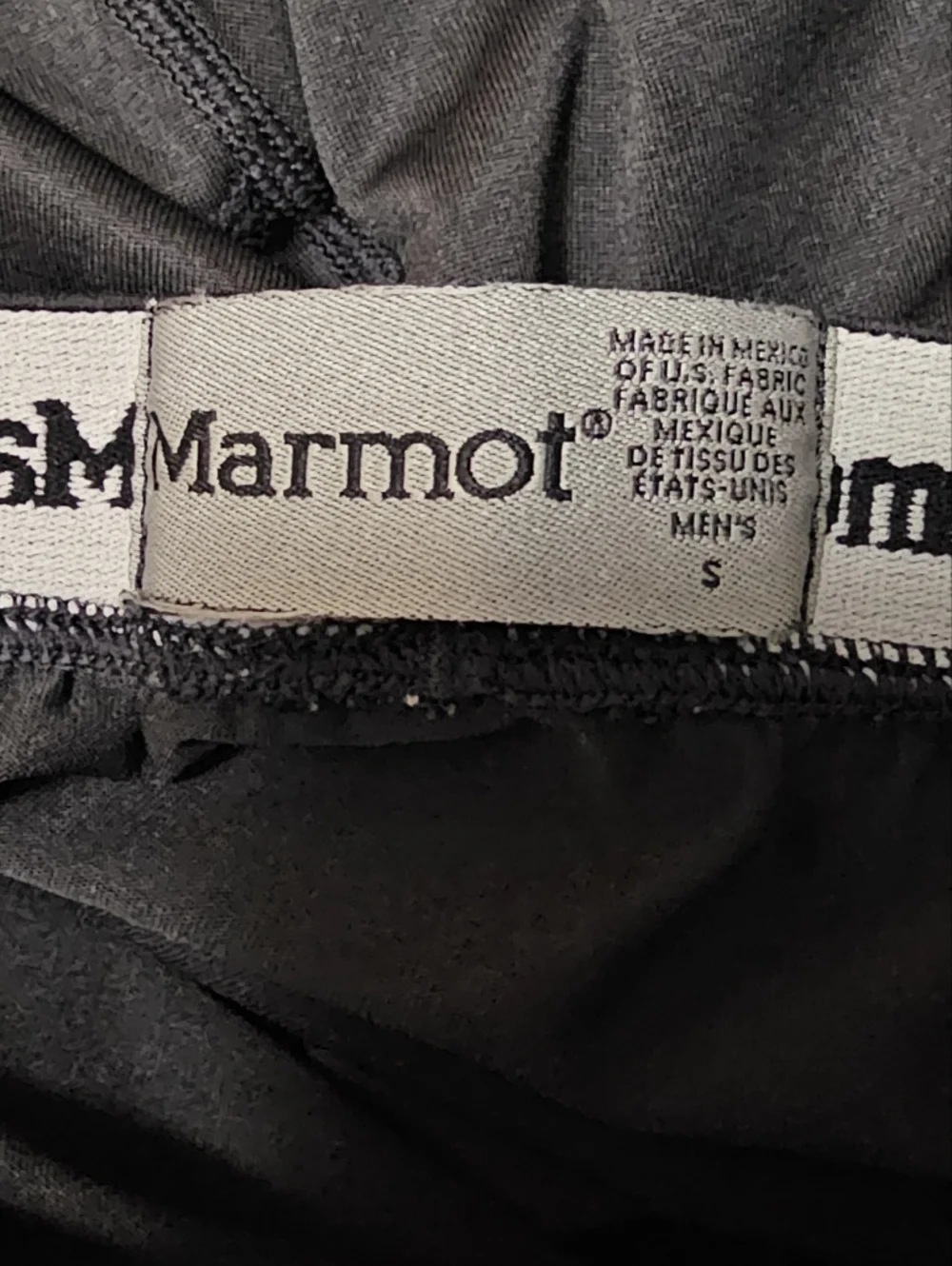 Marmot Men's Black Thermal Base Layer Long Johns